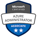 Microsoft Certified Azure Administrator Associate badge